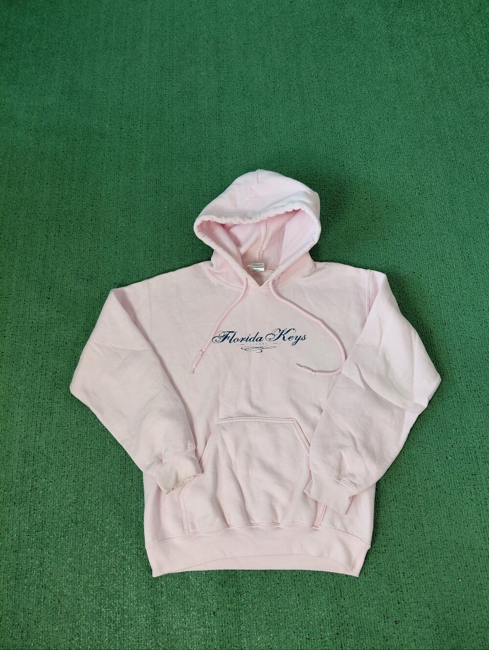 VINTAGE 2005 Womens Florida Keys Escape Pink Travel Y2K Hoodie Sz Small